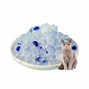 Wholesale Factory Supplier Pet Cleaning Product No Dust Odor Control <b>Crystal</b> Silica <b>Cat</b> <b>Litter</b> - Product Image 1