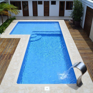 Custom Large Size Zero-entry Swimming <strong>Pool</strong> Outdoor Family Big Underground Summer Ready Prefab Fiberglass <strong>Pool</strong> <strong>for</strong> <strong>Garden</strong> - Product Image 4