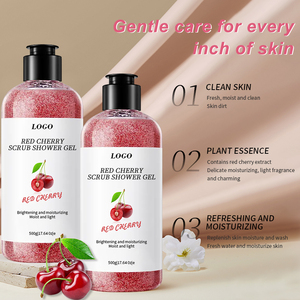 Esencia <span class=keywords><strong>de</strong></span> fruta personalizada, cereza y kiwi, VC, EXFOLIANTE SUAVE, brillo, hidratante, <span class=keywords><strong>Gel</strong></span> <span class=keywords><strong>de</strong></span> ducha <span class=keywords><strong>de</strong></span> limpieza profunda para hombre y mujer - Product Image 4