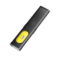 Mini Linterna LED Recargable, Linterna de Bolsillo de 500 Lúmenes, Luz COB Impermeable, Linterna de Trabajo con Imán EDC para Camping