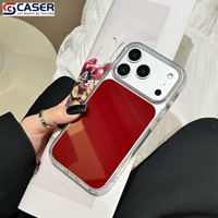 Coques arrière minimalistes à couverture intégrale en PC, transparentes à haute transparence, couleur originale et surface brillante pour iPhone 17 Air, 17, 16, 15 Pro Max