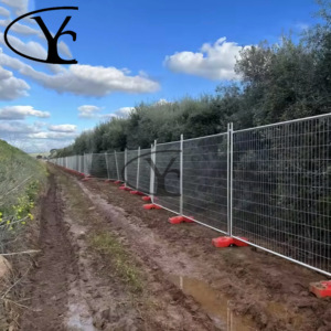 Paneles de Cerca Temporal Portátiles YC, Paneles de Cerca de Construcción de Alta Seguridad Resistentes a la Oxidación, Cerca Perimetral Temporal Precisa - Product Image 4