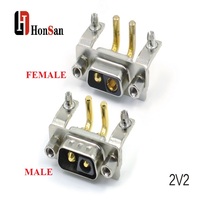 Courant élevé D Sub 3w3 2w2 2v2 5w5 7w2 8w8 9w4 13w3 17w2 Ip67 Db 90 Angle droit mâle femelle connecteur d-sub droit