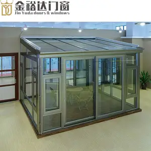 prefab house winter glass garden sunrooms solarium flat roof inclined sun room greenhouse