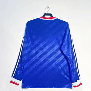 Baskılı Özel Retro Formalar 86-88 Premier Lig Uzun Kollu Milli Takım Formaları Futbol Üniformaları %100 Polyester - Product Image 2