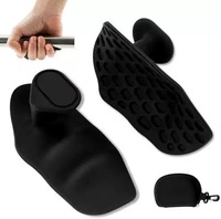 Venta al por mayor de guantes antideslizantes de silicona para entrenamiento, empuñaduras protectoras de manos ergonómicas para levantamiento de pesas, entrenamiento en el gimnasio, equipo de protección para el gimnasio