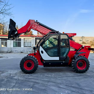 CE EAC EURO5/EPA Telescopic Forklift <strong>Wheel</strong> <strong>Loader</strong> Diesel 4x4 <strong>Loader</strong> with Boom Arm Compact Telehandler <strong>Small</strong> Forklift - Product Image 4
