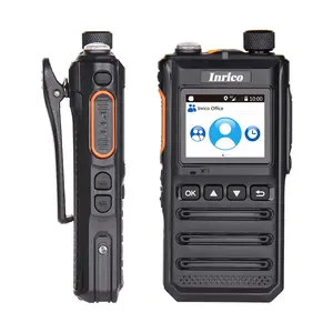 La radioafición T640A 4g lte android walkie talkie ptt IP GPS radio de dos vías de 500 millas walkie talkie linterna pantalla pantalla