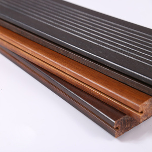 ความหนาแน่นสูงพื้นผิวลายไม้ลายนูนลึกต่อต้านเน่าพื้นไม้ไผ่กลางแจ้งพื้นระเบียง - Product Image 4