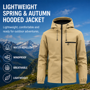 Veste coupe-vent personnalisée avec logo d'entreprise, imperméable, pour les équipes de vente immobilière et de marketing sur le terrain - Product Image 2