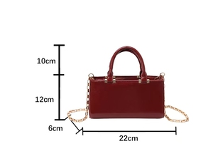 Nuevo Bolso de Mano Tipo Tote <span class=keywords><strong>Mini</strong></span> Impermeable para Mujer, Estilo Retro Casual, con Cierre de Cremallera, Asa Superior y Correa Individual - Product Image 6
