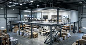 Heavy Duty Pallet <b>Racking</b> Supported Mezzanine Platform for Industrial Warehouse - Product Image 3