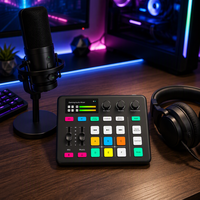 Carte son de jeu professionnelle G1 à 4 canaux avec suppression du bruit pour ordinateur, PS5, studio d'enregistrement pour ordinateur de bureau et portable
