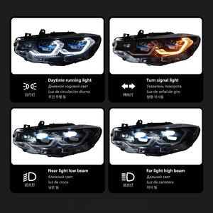 PARA F32, F33, F36, F80, F82 Lentes de proyector de faro LED para 2013 - <span class=keywords><strong>2018</strong></span> 420i, <span class=keywords><strong>428i</strong></span>, 430i, 435i Faros con DRL duales - Product Image 2