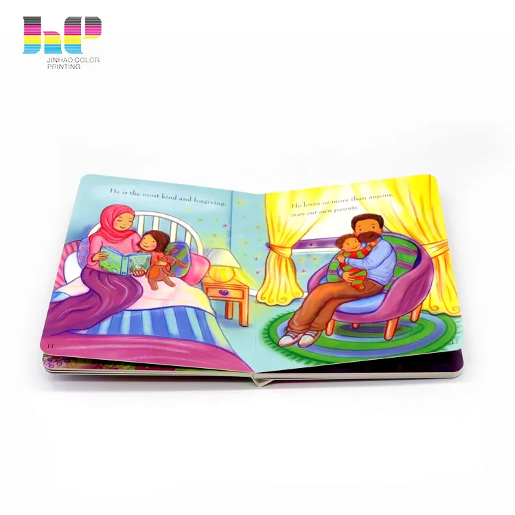 Children board book printing service professional printing publishing book english learning beautiful book