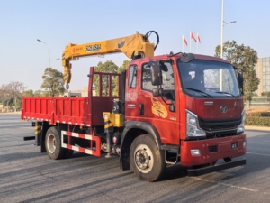 Grúa hidráulica articulada estable montada en camión, 6 toneladas, chasis RHD para el mercado del sudeste de África - Product Image 4