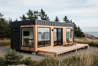 Maison-conteneur moderne de luxe, portable, atelier, maison, sous-sol, appartement, villa, personnalisable, installation facile