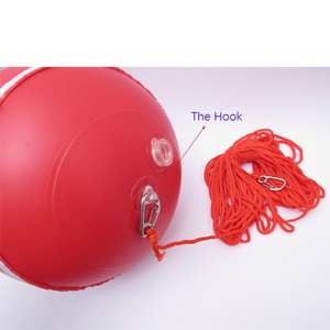 Boa Gonfiabile per Immersioni Subacquee in PVC con Bandiera, Corda da 25m e Clip, Galleggiante di Sicurezza per Subacquei - Product Image 4