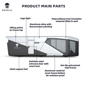 บ้านแคปซูลเหล็กแบบกำหนดเองสำหรับใช้ในบ้าน โรงแรมเชิงพาณิชย์ ราคาแข่งขัน สถาปัตยกรรมคอนเทนเนอร์ขนส่ง - Product Image 3