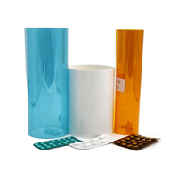Film étirable rigide en PVC de qualité médicale JEREL, résistant à l'humidité, transparent, haute barrière, 40/60/90 GSM, imprimé UV, moulé par injection