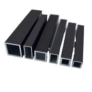 Formato su misura In Alluminio anodizzato Nero tubo profilo di fabbrica - Product Image 5