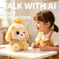 Peluche intelligente IA Sunny, sensible au toucher, lecteur de musique, animal en peluche intelligent pour enfants, compagnon de jeu dynamique