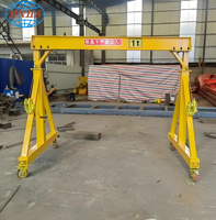 Prix de grue à portique portable mobile Grue et palan à portique à portique à poutre unique