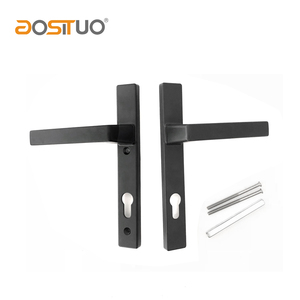 Wholesale Durable Aluminum <strong>Handle</strong> Set Interior Wooden <strong>Security</strong> Door <strong>Lever</strong> <strong>Handle</strong> <strong>Lock</strong> Push and Pull <strong>Handle</strong> for Hotel Apartment - Product Image 3