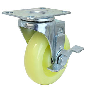 Roulettes en plastique de 2/3/4/5 pouces, roulettes pivotantes, roulettes en nylon PP, roulettes pour chariot, roulettes en PVC résistantes à l'usure - Product Image 3