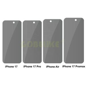 Protector DE PANTALLA DE PRIVACIDAD DE cobertura completa con bloqueo de vista lateral para iPhone 13 14 15 16 17 Vidrio templado antiespía - Product Image 2