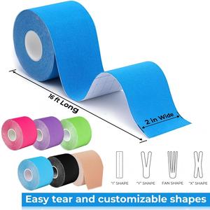 Bande de kinésiologie imperméable pour sportifs - Bande élastique de physiothérapie pour soulager la douleur musculaire - Product Image 3