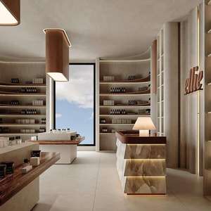 Luxury Cosmetics Store Design for Beauty Retail Shops | Custom <b>Makeup</b> Display Fixtures & Turnkey Shopfitting Solution - Product Image 4