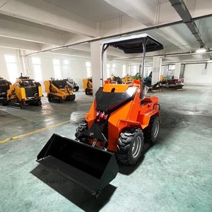 High Quality SK1050 Small Skid Steer Loader Made in China <b>Stand</b>-on Crawler Multi-purpose Loader <b>Engine</b> - Product Image 3