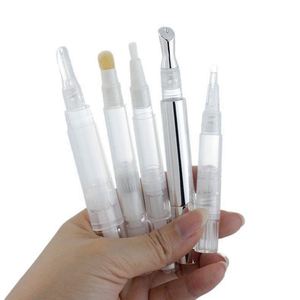 Empty Eye Cream Container Screw Cap Aluminum/<b>Plastic</b> Cosmetic <b>Tube</b> with Sponge Applicator - Product Image 1