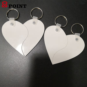 Llavero de madera Anillo personalizado en cadenas a granel Venta al por mayor Llaveros de sublimación Mdf de <span class=keywords><strong>doble</strong></span> cara en blanco - Product Image 5