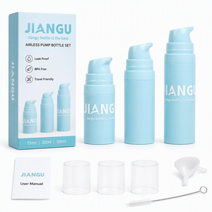 Tarro de Plástico Airless de 15g 30g 50g PP Irrompible para Crema de Ojos, Bálsamo, Viajes, Hotel, Amenidades, Muestras, Proveedor de Envases - Product Image 3