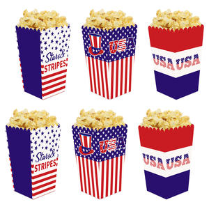 Vente en gros de seaux à <span class=keywords><strong>poulet</strong></span> frit et de gobelets à popcorn jetables en papier biodégradable à paroi simple, pliables et personnalisés, de qualité alimentaire - Product Image 1