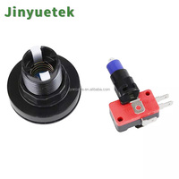 JY Factory Best Price Custom Durable 45mm 5/12/24V LED Illuminated Momentary Video Arcade Game Push Button Plastic 1 Year