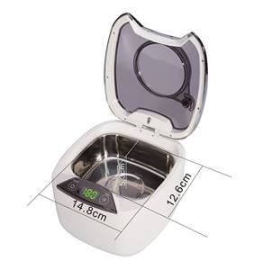 CDS-400B nettoyeur à ultrasons Vibration lavage nettoyage dentaire fausses dents bijoux anneau brosse à dents nettoyage boîte rondelle avec UV - Product Image 6