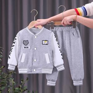 Conjuntos Deportivos para Niños al por Mayor, Boutique 2026, Ropa para Bebés Niños en Blanco y Negro, Poliéster/Algodón - Product Image 3