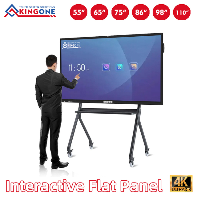 65 75 86 98 Inch Interactive Flat Panel 4K Touch Screen Monitor Digital Teaching Smart Board for Classroom