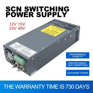 Fuente de alimentación paralela de salida única de 600W, 12V, 15A, 50Amp - Product Image 4