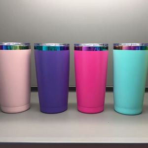 Gobelet isotherme portable 20oz en acier inoxydable 304 avec couvercle transparent, affichage LED de la température, sans BPA, pour voiture, en plastique pulvérisé, pour le commerce transfrontalier - Product Image 3