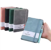 Carnet de notes Moleskine A6 avec logo personnalisé Carnet de notes en cuir avec bande élastique et boucle pour stylo Journal de gratitude en PU Eco-Friendly Pu Planner