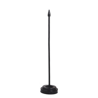 Mini drapeau personnalisé 14x21cm, couleur noire, drapeau de table, drapeau national, drapeau de bureau avec support en plastique