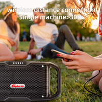 Speaker Nirkabel Berdaya Tinggi 120W dengan Empat Speaker untuk Pemutaran Stereo yang Kuat, Tahan Air IPX6, Mendukung Kartu TF, USB Flash Disk, dan Audio AUX