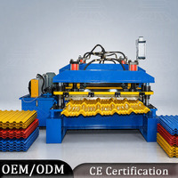 Machine de formage de tuiles en acier Lian Nai, machine de formage de tuiles en acier laminé, ligne de formage automatique pour usine de toiture