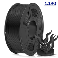 Filament PETG 3D 1,75 mm haute résistance, résistant à l'eau et aux chocs, transparent ou opaque