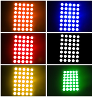 Petite matrice LED 5*7 blanche, affichage matriciel à points LED 5x7