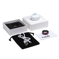 Anillo Inteligente para el Cuidado de la Salud |   Monitor de Ritmo Cardíaco, SpO2 y Sueño, Seguimiento del Ciclo Menstrual, Cámara Remota, Función de Compartir con Amigos, Iluminación para 5.0